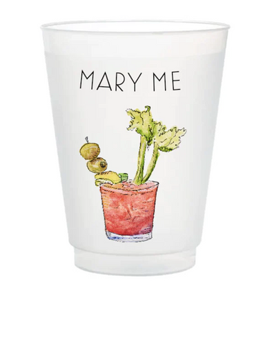 "MARY ME" BLOODY MARY FROSTED CUPS