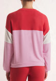 Z SUPPLY L/S COLOR BLOCK TOP