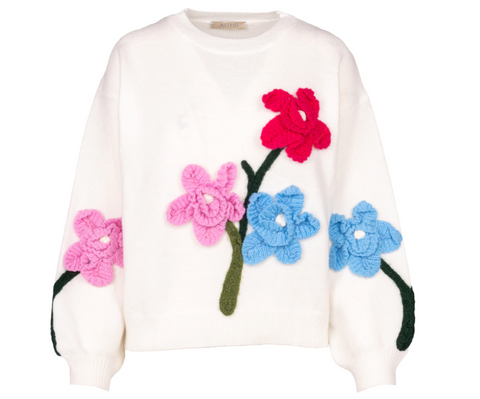 Astrid Paper Mache Crewneck Sweater