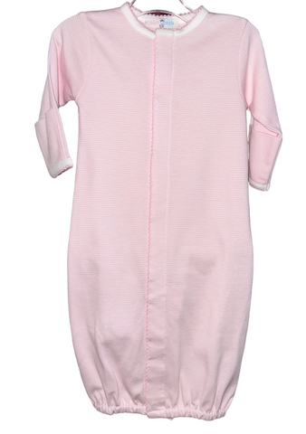 light pink stripe converter gown- Baby Loren