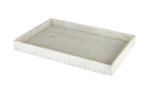 Rectangle Marble Tray 18x12
