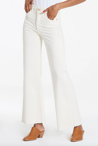 FIONA SUPER HIGH RISE WIDE LEG JEANS WHEAT