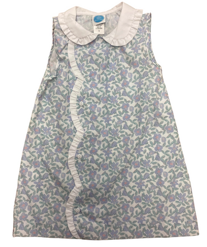 Pastel Floral Scallop Dress- krewe