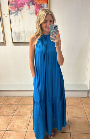 BLUE BRIGHT MAXI- Elan