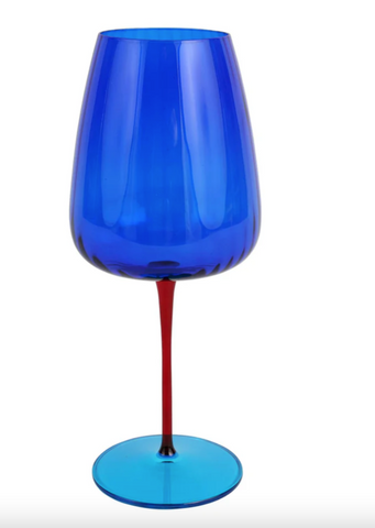 POMPIDOU BLUE WATER GLASS