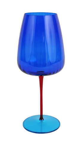 POMPIDOU BLUE WINE GLASS
