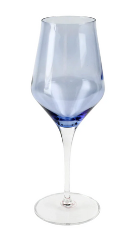 CONTESSA WATER GLASS- blue