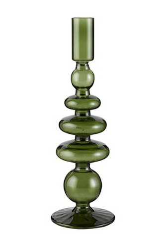 Forest Green Taper Candleholder