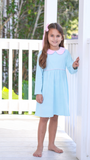 Penny Dress- Mint Stripe-Light Pink-TROTTER STREET