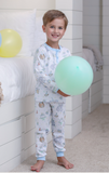 Party Animals Pants Set- Light Blue- Trotter Street