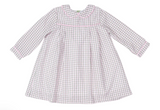 Lottie Pink and Green Windowpane Dress