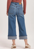 AUDREY SUPER HIGH RISE CROPPED WIDE LEG JEANS SHALLOU