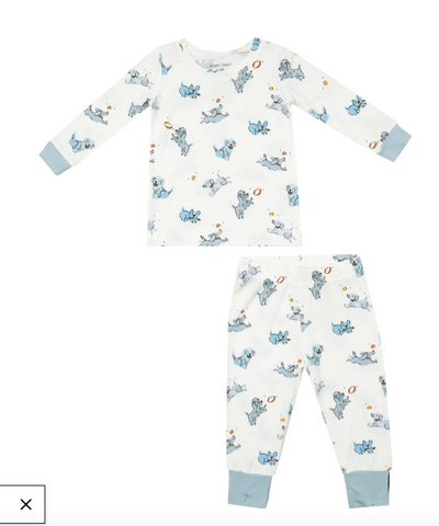 L/S Loungewear Set - Playful Puppies