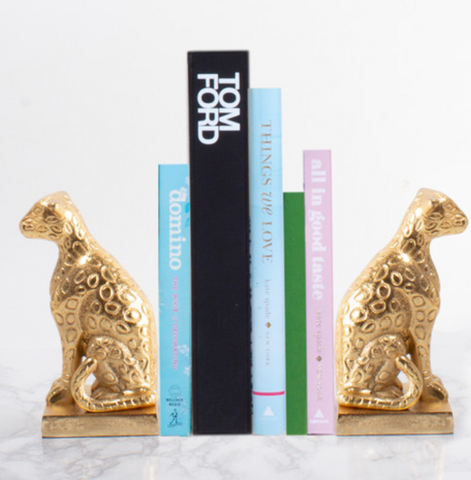 Leopard Bookend Set