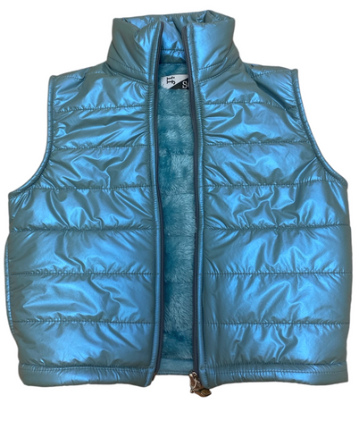 TWEEN IRIDESCENT PUFF VEST