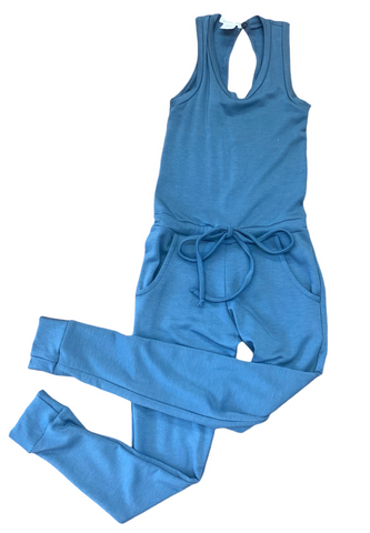 BLUE TWEEN JUMPSUIT