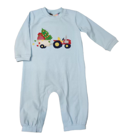 BANANA SPLIT CHRISTMAS DELIVERY BOYS ROMPER