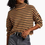 Design History  Striped Boxy Turtleneck Sweater