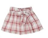 Lacey Festive Plaid Skirt