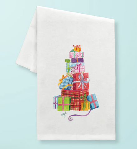 Present Stack Tea Towel- Taylor Paladino