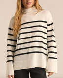 Fin Stripe Turtleneck Sweater