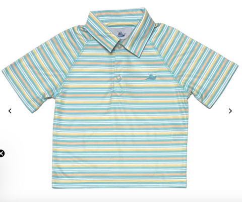 Golden and Apricot Performance Polo- SOUTHBOUND