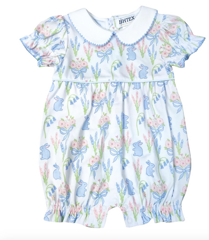 Ishtex Bunny Romper - Blue