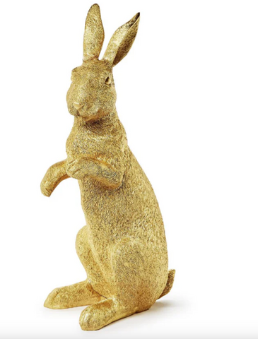 Golden Bunny Decor- TWOS COMPANY