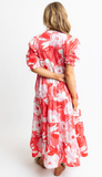 Karlie Kiki Artist Floral Tired Maxi Dress