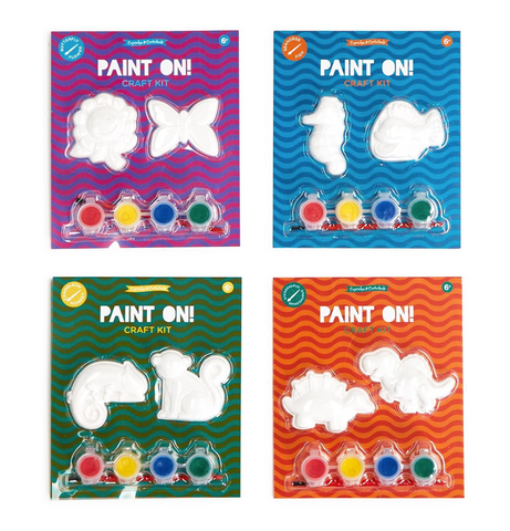 Paint On! Craft Kit 4 Designs-Cupcakes & Cartwheels