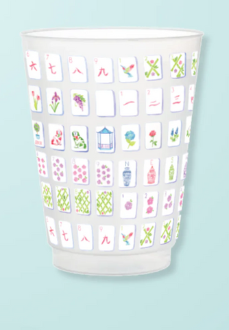 Mahjong Frosted Cups