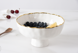 Portofino Small Footed Bowl-Pampa Bay