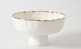 Portofino Medium Footed Bowl-Pampa Bay