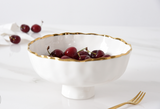 Portofino Medium Footed Bowl-Pampa Bay