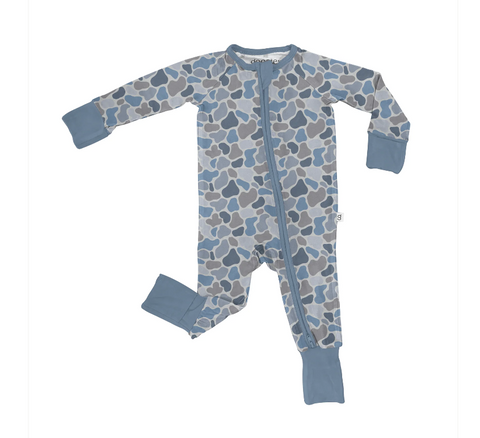 goosies  LS Zip PJ- Watercolor Camo