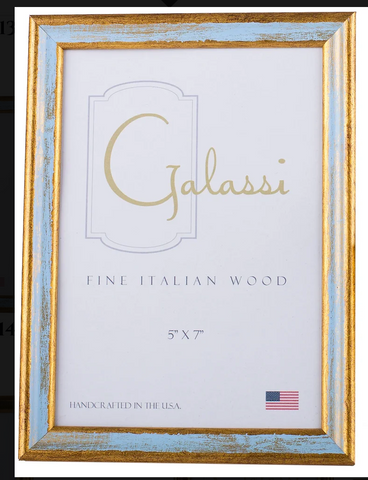 5x7 blue frame