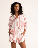 Perfect Linen Striped Top-Z Supply