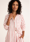 Perfect Linen Striped Top-Z Supply