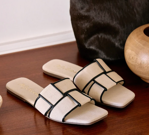 Biscayne Slide Sandal- NATURAL- MATISSE