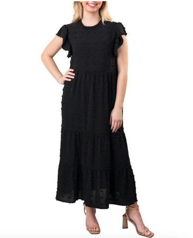 Top It Off-Black Lizzy Dress