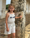 Tassel romper- poppet and fox