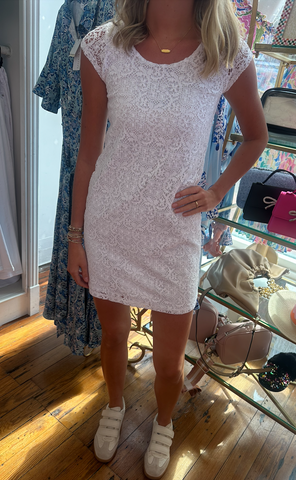 tween white dress