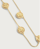 Butterfly Coin Stationary Necklace