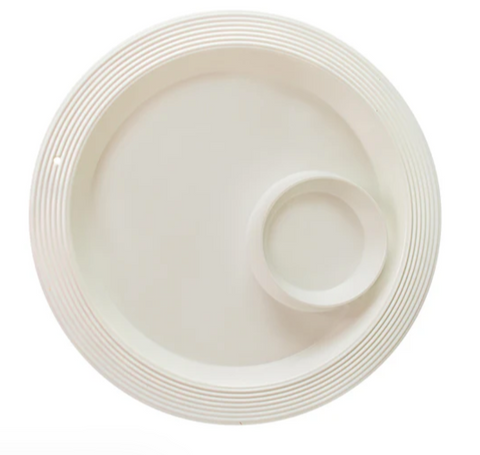 Nora Fleming-pinstripes melamine chip and dip -MEL15