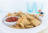 Nora Fleming-pinstripes melamine chip and dip -MEL15