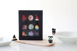 Nora Fleming-9 piece black keepsake box-M4