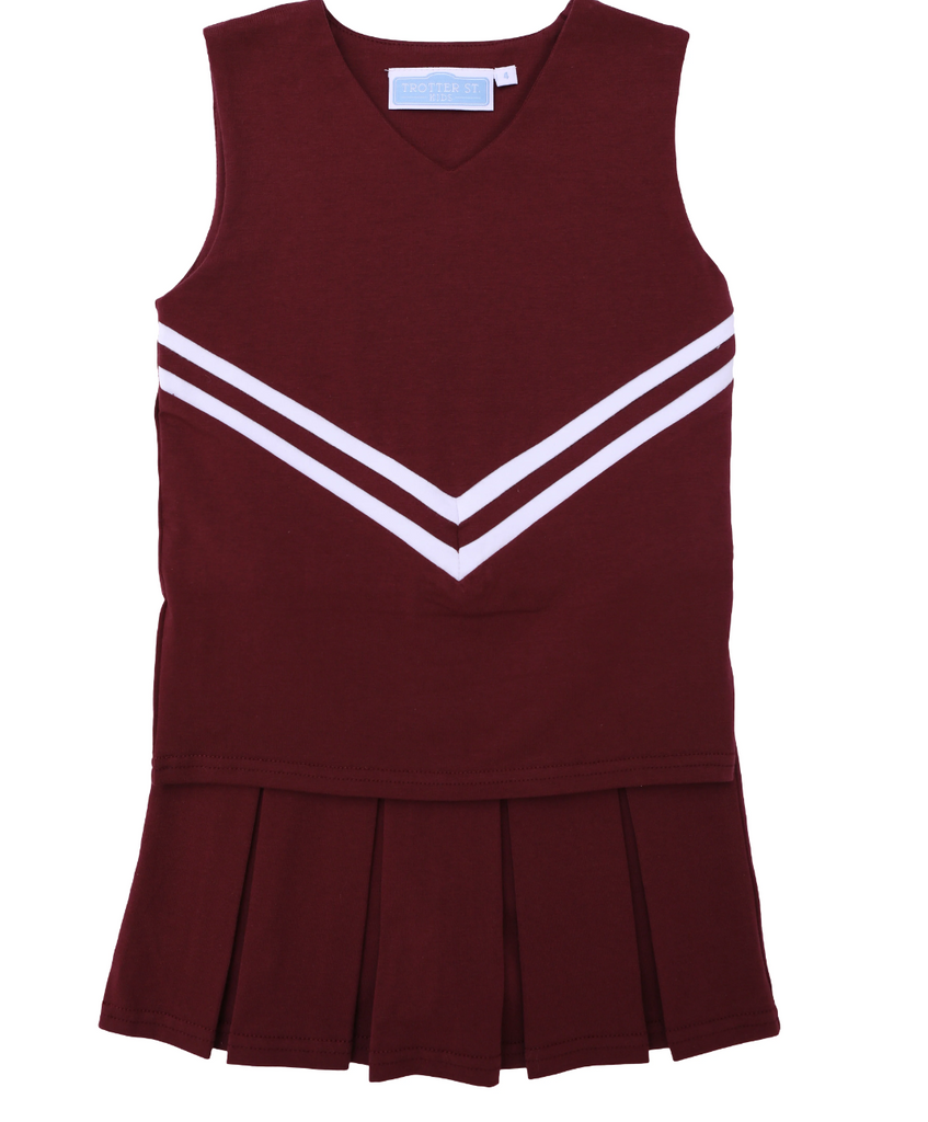 Trotter Street-2 Piece Cheer Suit-Maroon