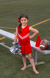 Trotter Street-2 Piece Cheer Suit-Red