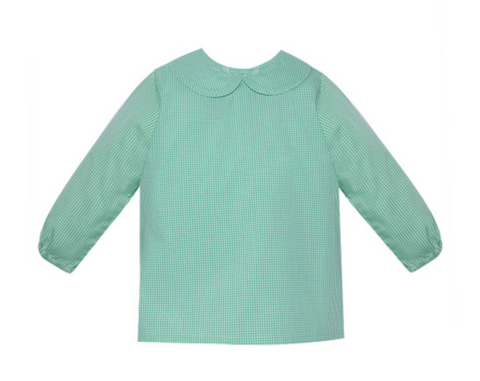 Remember Nguyen-Teagan Green Gingham Shirt
