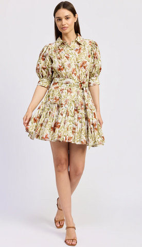 En Saison-Alexane Mini Shirt Dress